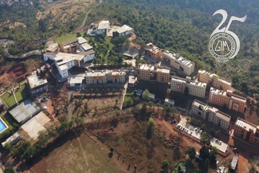 Goa Institute of Management is Bird's eye View